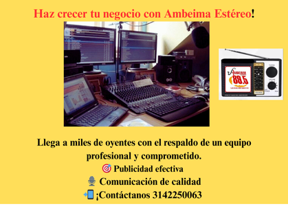 🎙️ Bienvenidos a Ambeima Estéreo 89.5 FM