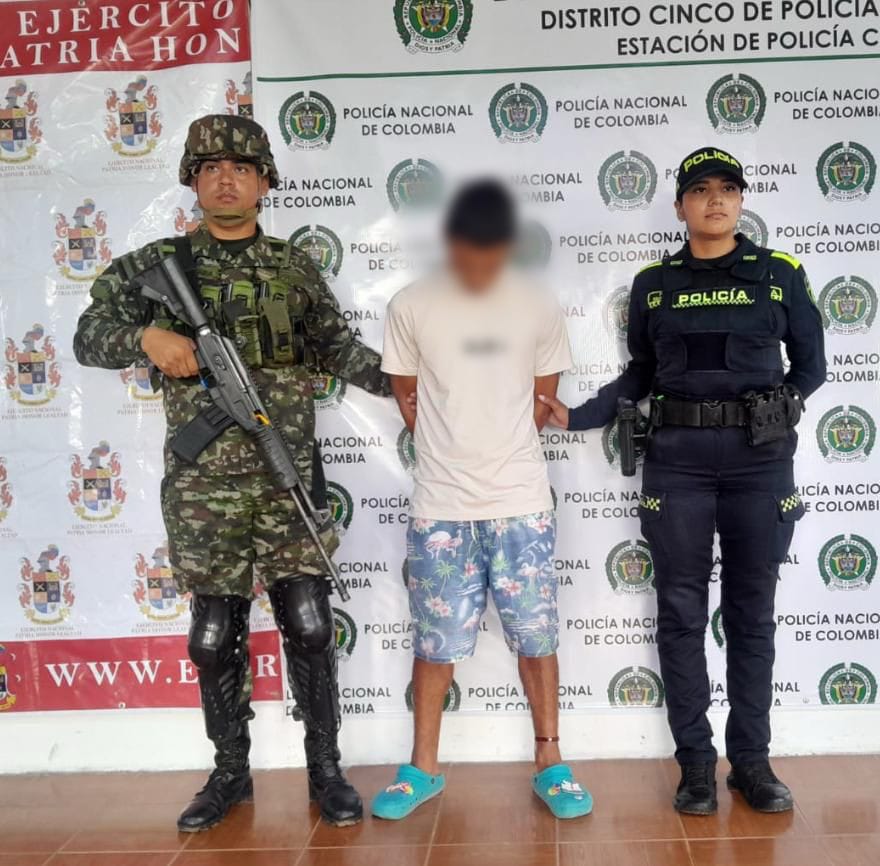 EN CHAPARRAL, POLICIA NACIONAL LOGRÓ LA CAPTURA DE UNA PERSONA CONOCIDO CON EL ALIAS “TUERTO” REQUERIDO POR HURTO CALIFICADO Y AGRAVADO.