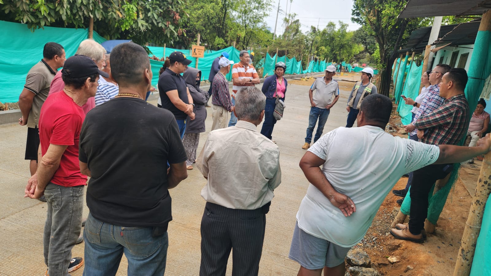 La pavimentación de la avenida Tuluní en Chaparral avanza a paso firme