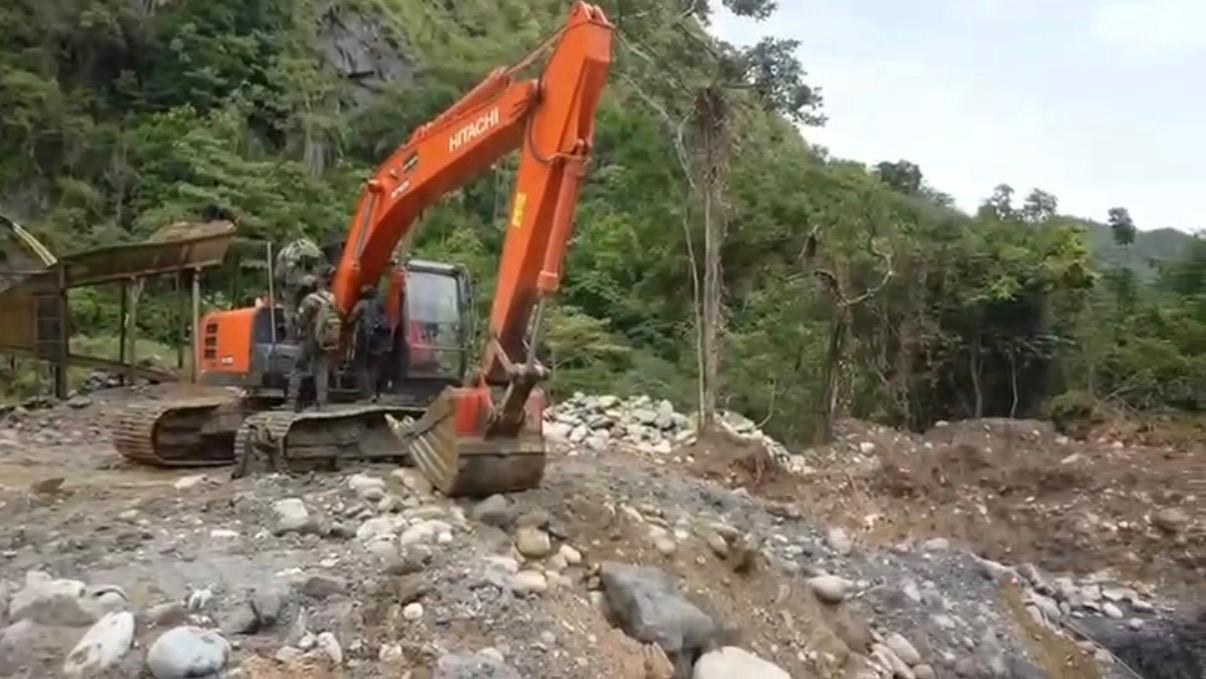 Operativo contra minería ilegal en Chaparral es un paso clave por la protección ambiental del sur del Tolima