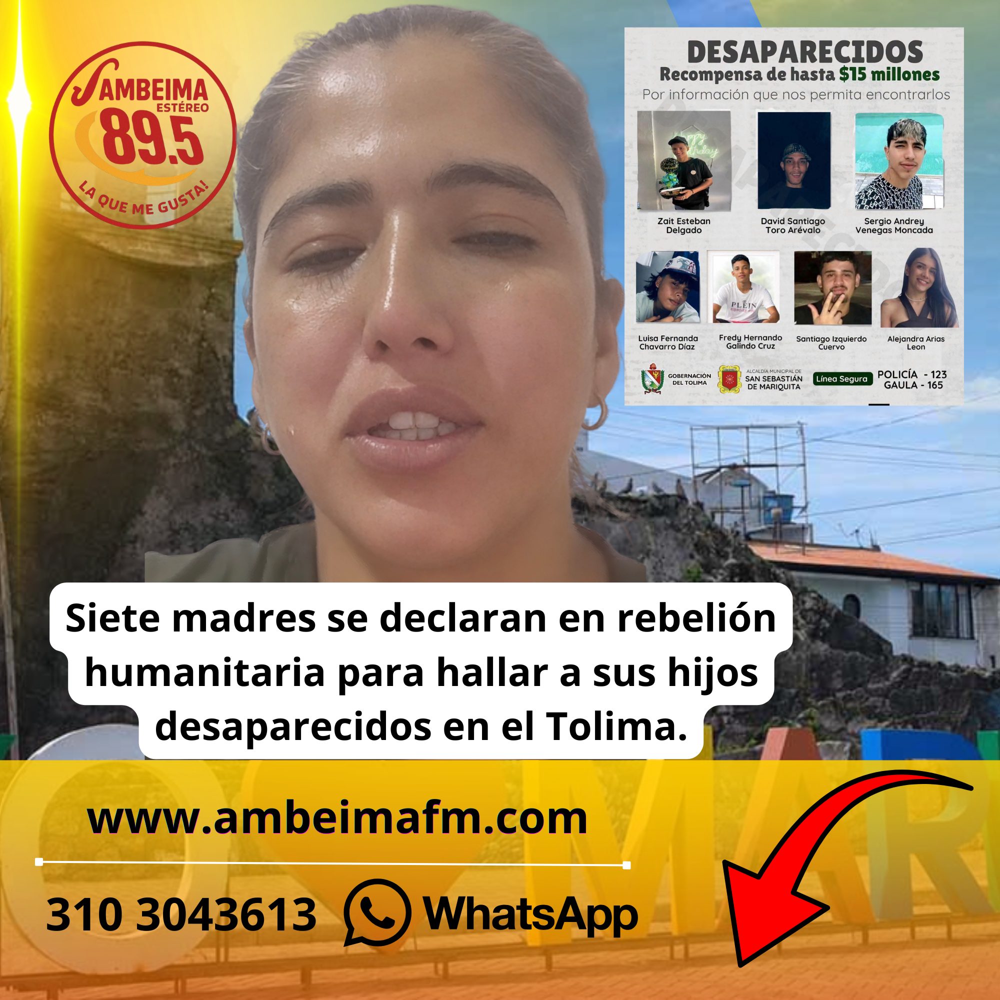𝐒𝐢𝐞𝐭𝐞 𝐦𝐚𝐝𝐫𝐞𝐬 𝐬𝐞 𝐝𝐞𝐜𝐥𝐚𝐫𝐚𝐧 𝐞𝐧 𝐫𝐞𝐛𝐞𝐥𝐢ó𝐧 𝐡𝐮𝐦𝐚𝐧𝐢𝐭𝐚𝐫𝐢𝐚 𝐩𝐚𝐫𝐚 𝐡𝐚𝐥𝐥𝐚𝐫 𝐚 𝐬𝐮𝐬 𝐡𝐢𝐣𝐨𝐬 𝐝𝐞𝐬𝐚𝐩𝐚𝐫𝐞𝐜𝐢𝐝𝐨𝐬 𝐞𝐧 𝐞𝐥 𝐓𝐨𝐥𝐢𝐦𝐚.