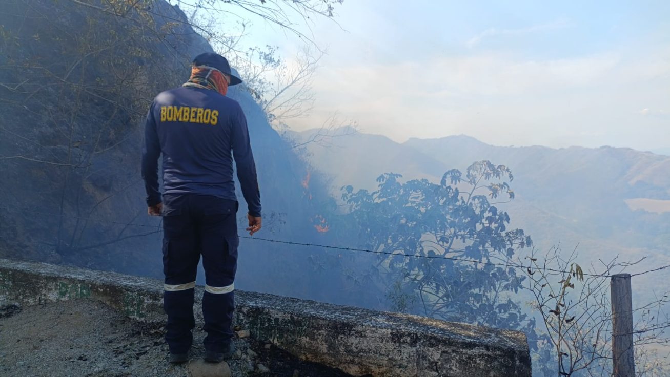 Cuatro incendios forestales mantienen en alerta al Tolima
