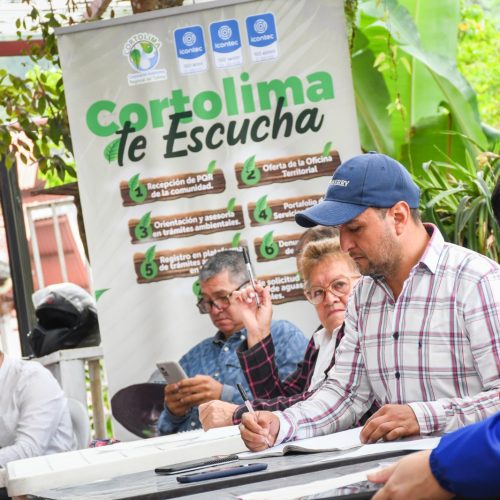 ‘Cortolima te escucha’ seguirá recorriendo territorios y atendiendo a comunidades del Tolima