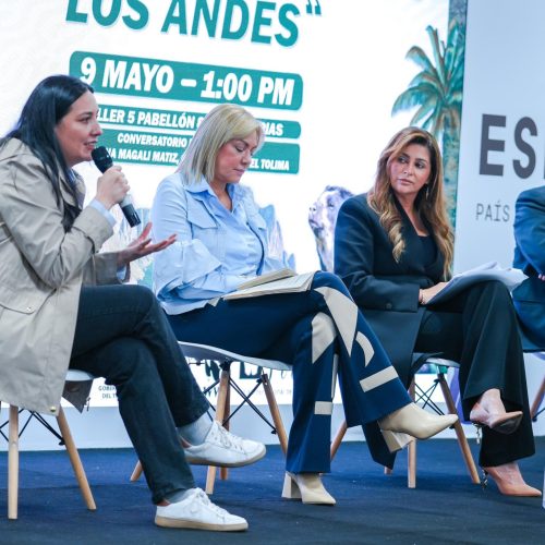 Gobernadora del Tolima presentó en la FILBo la Cumbre Suramericana en Defensa de la Cordillera Central