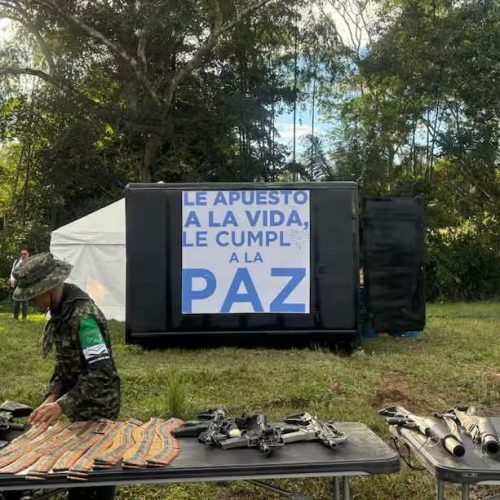 99 guerrilleros entregan sus armas en Putumayo y avanzan en proceso de paz