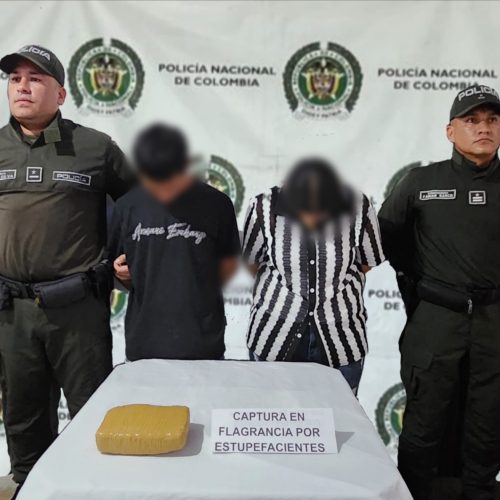 Capturan a dos personas con más de 500 gramos de marihuana en Playarrica