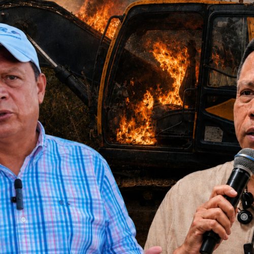 ¡Explosiva denuncia! Alcalde de Chaparral señala a exalcalde por presunta minería ilegal