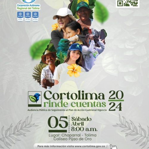 Cortolima invita a la ciudadanía a participar en su rendición de cuentas