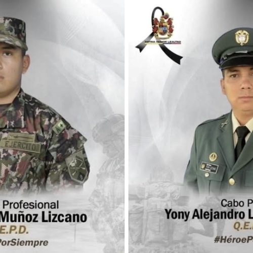 Dos militares mueren en ataque con explosivos en Huila