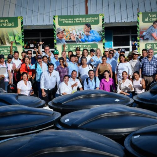 Cortolima impulsa el desarrollo sostenible del sur del Tolima con la entrega de filtros verdes a familias cafeteras
